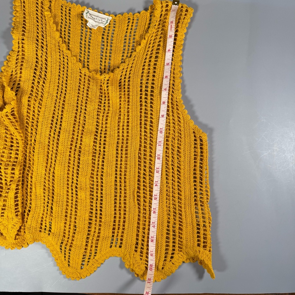 Love Riche Gold Ribbed‎ Cropped Tank Top - Picture 7 of 7